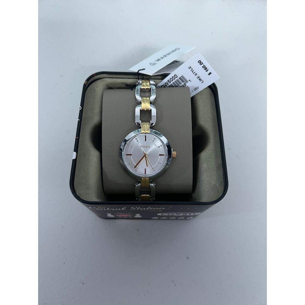 Fossil BQW5000 Privateer Chronograph Two-Tone Stainless Steel Watch